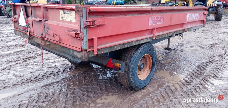Tuhti M50 Przyczepa Wywrotka 5000 nieuszkodzony Szołtany sprzedam