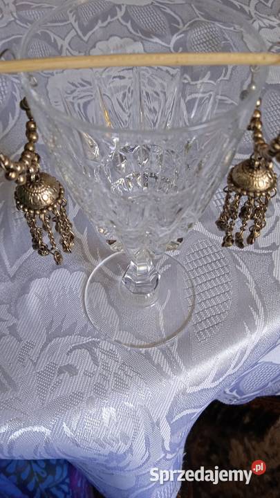 MAROKAŃSKIE BRZĘCZĄCE POSREBRZANE KOLCZYKI Piła