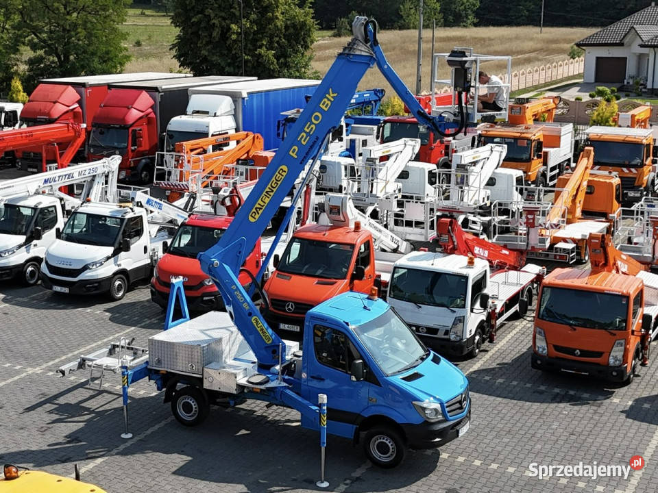 Mercedes Sprinter Podnośnik Koszowy 25m nieuszkodzony Widełki