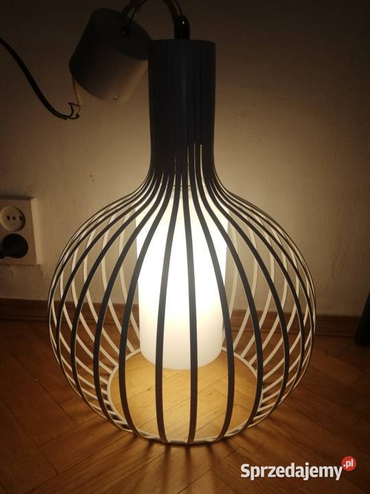 Biała lampa wisząca metalowa w stylu loft Lampy wiszące Warszawa sprzedam