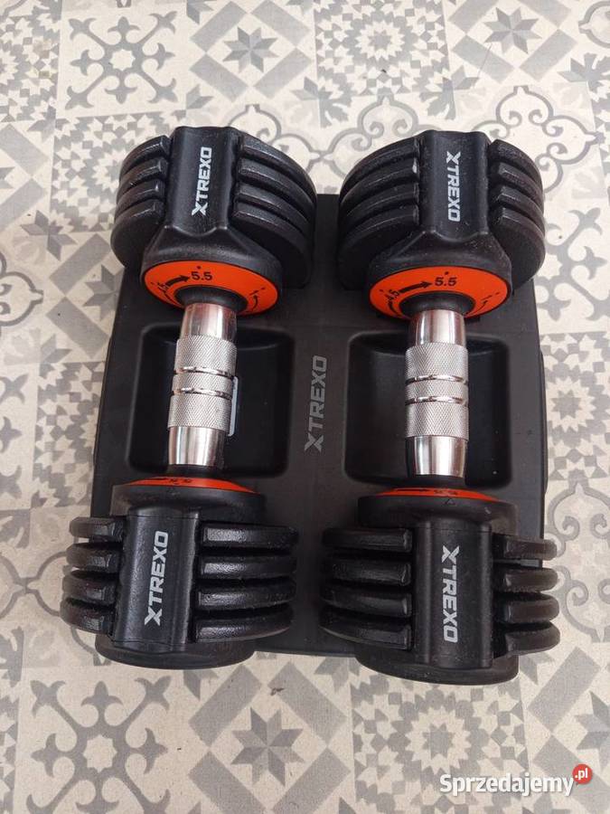 Zestaw hantli regulowanych XTREXO 2x575 czarny Iwaniska