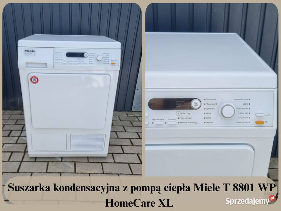 Suszarka kondensacyjna z pompą ciepła Miele T wolnostojące Wrocław sprzedam