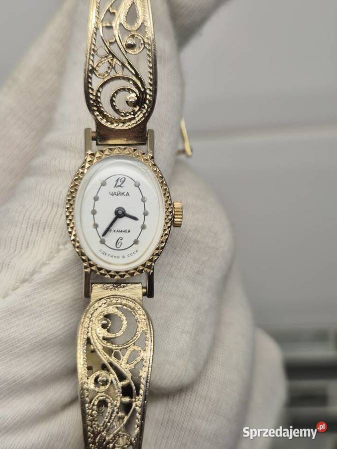 Damski ażurowy zegarek Czajka śląskie Chorzów