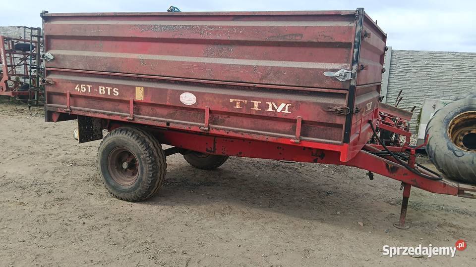 Przyczepa tim 45 wywrotka do tyłu Egiertowo
