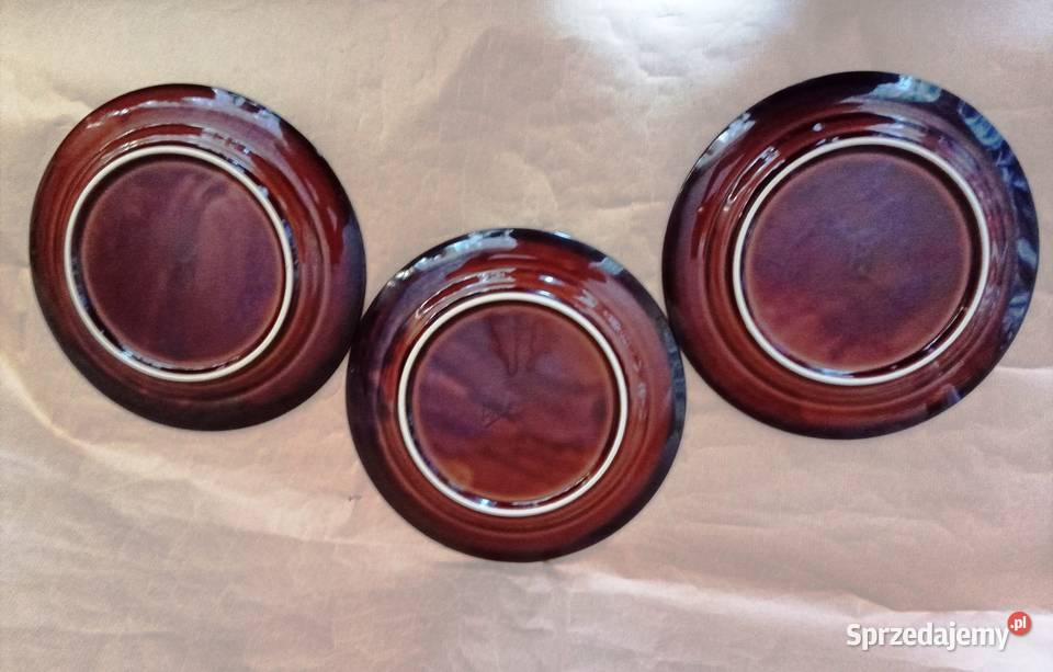 Talerze Porcelit Pruszków różne 10 mazowieckie sprzedam