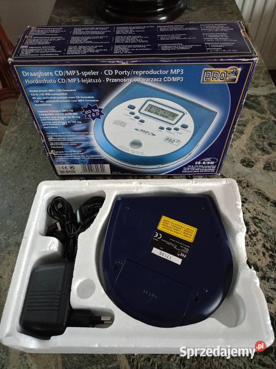 Discman CD MP3 z zasilaczem Medion Germany Drawski Młyn