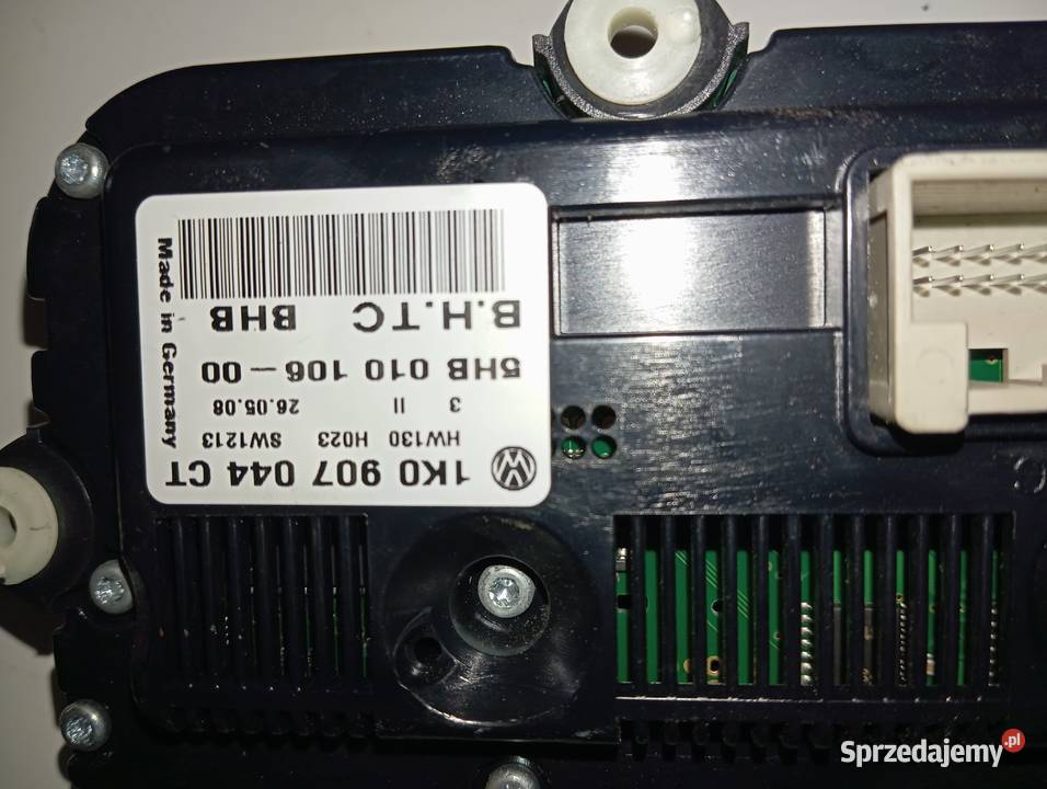 Panel klimatyzacji Volkswagen Golf V 1K0907044CT osobowe