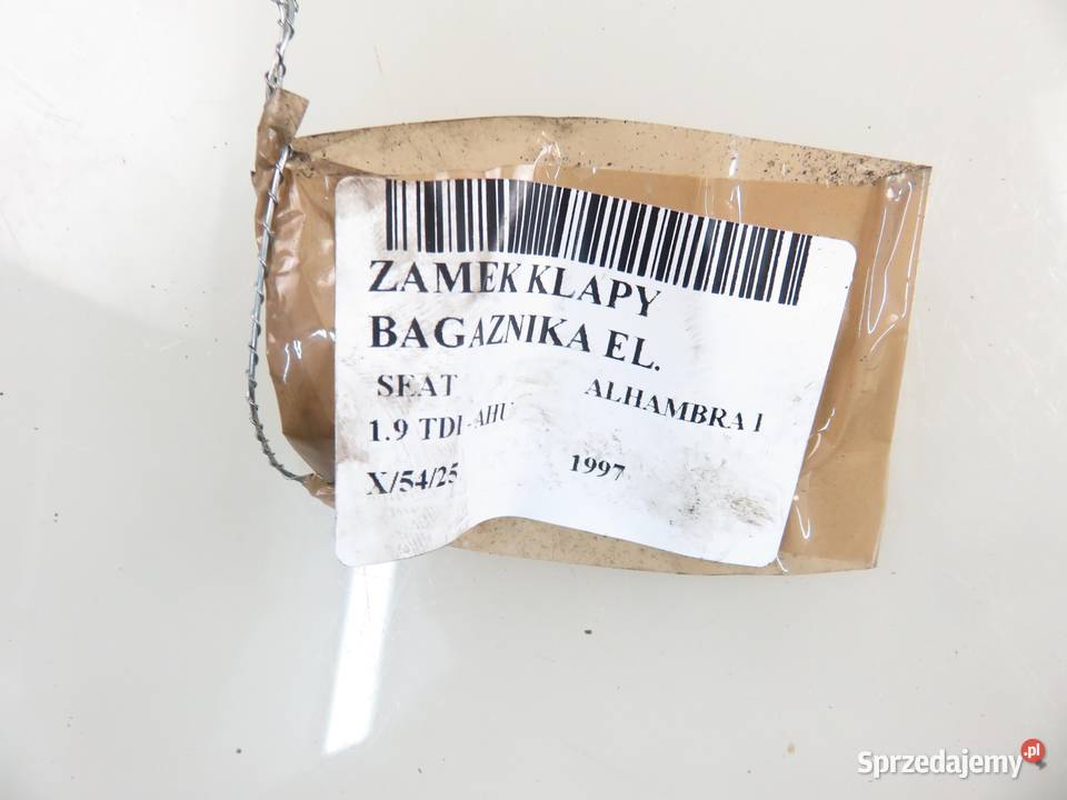 ZAMEK KLAPY SEAT ALHAMBRA I sprzedam