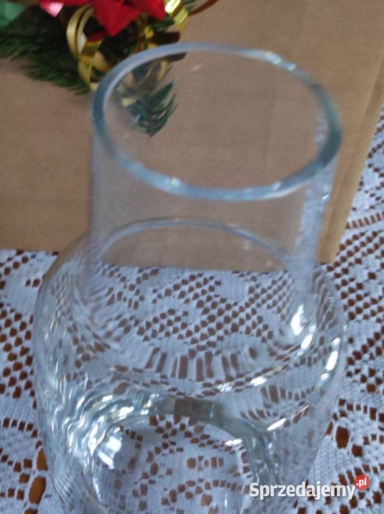 szklana przezroczysta przeźroczysta loft karafka Kielce