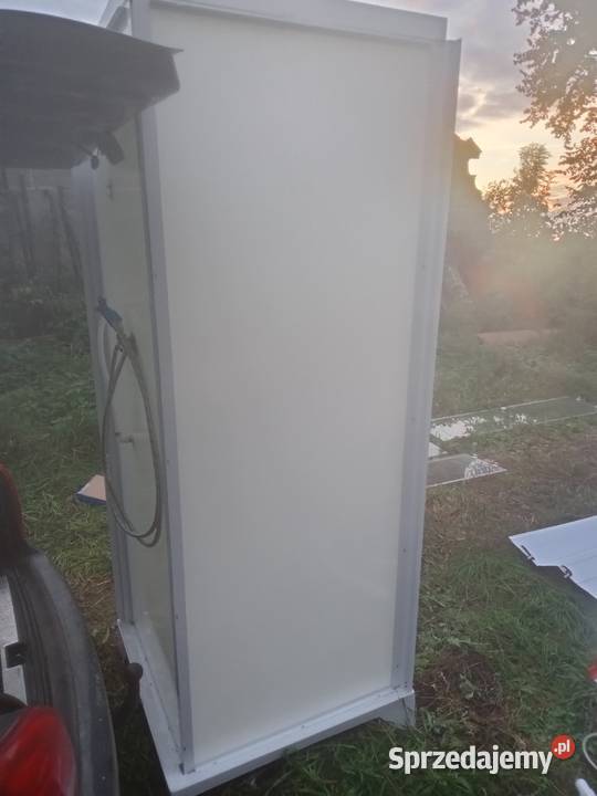 Kabina prysznicowa brodzik 80 x 80 plus firanka Kabiny prysznicowe kujawsko-pomorskie Brzozówka