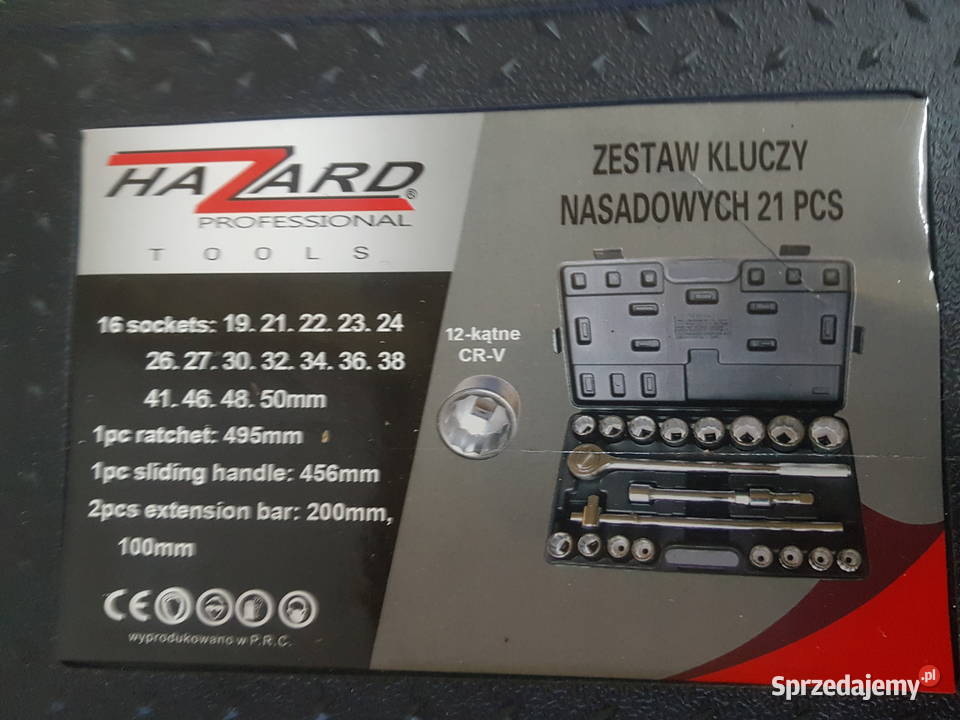 Klucze nasadowe w walizce HAZARD GERMANY 19 50 Głogowa
