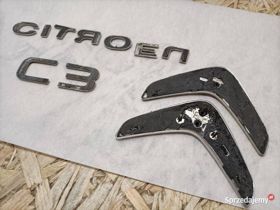 CITROEN C3 III NAPIS ZNACZEK LOGO EMBLEMAT KLAPY Pleszew sprzedam