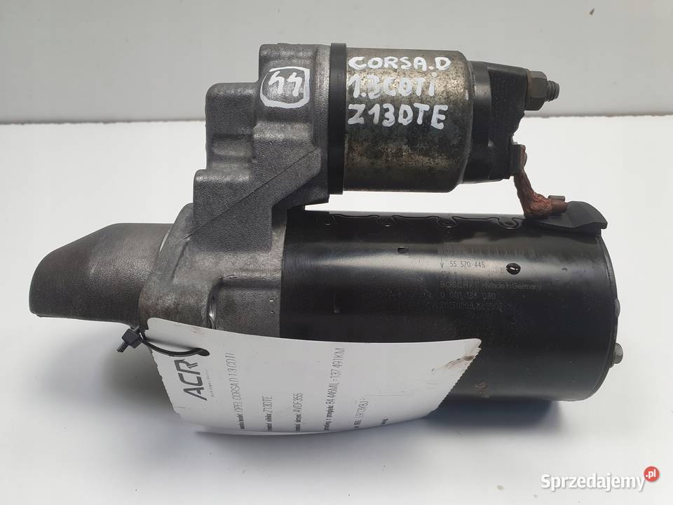 Opel Corsa D 13 CDTI ROZRUSZNIK bosch 0001138030 lubelskie