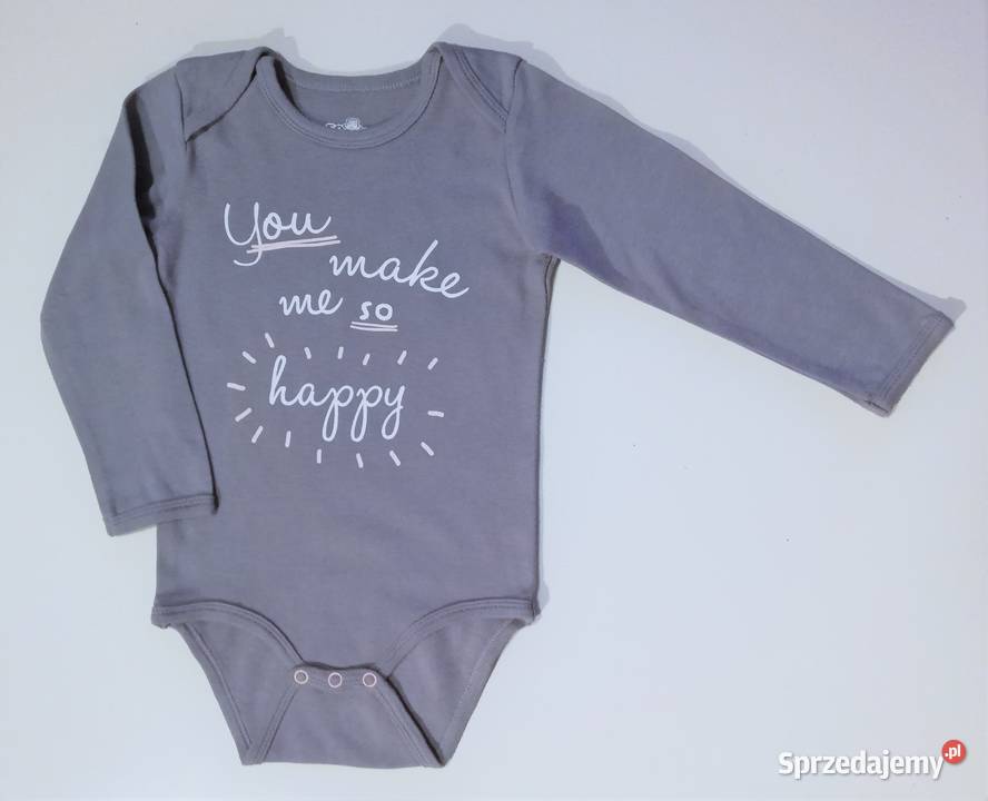 Nowe szare body uniseks So cute 86 9m+ Katowice