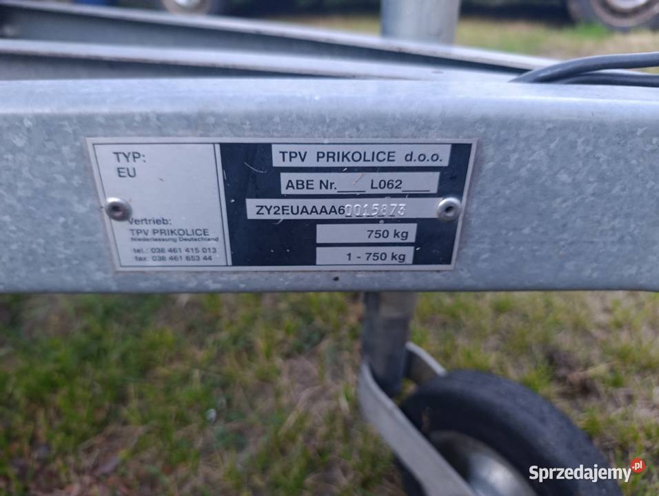 Przyczepka z Niemiec TPV łódzkie Osiek