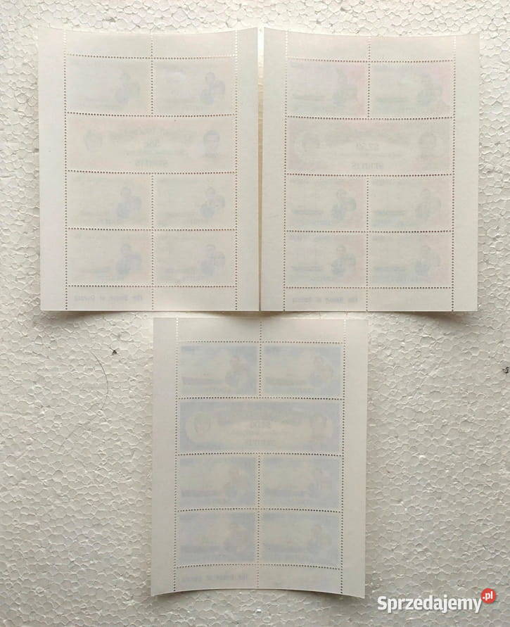 Royal Wedding bloki StKitts zestaw bloków Filatelistyka Kraków