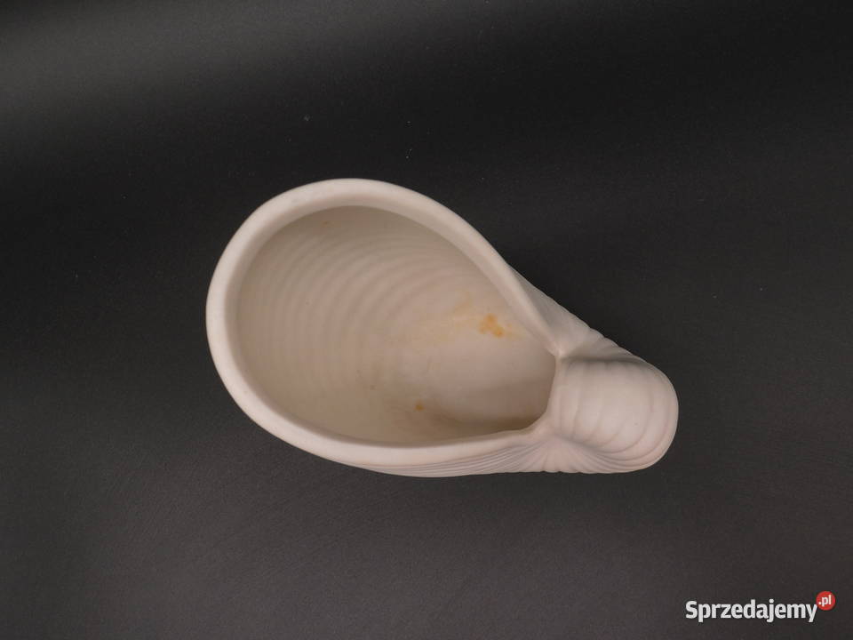 Ceramiczna biała muszla ozdoba wielkopolskie Raszków sprzedam