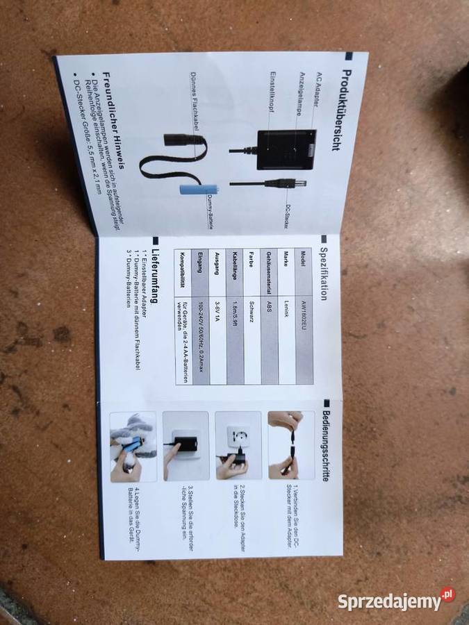 Lenink Regulowany adapter akumulatora Baterie i akumulatory śląskie