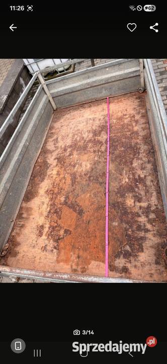 Przyczepka samochodowa 750 lubelskie Sosnowica