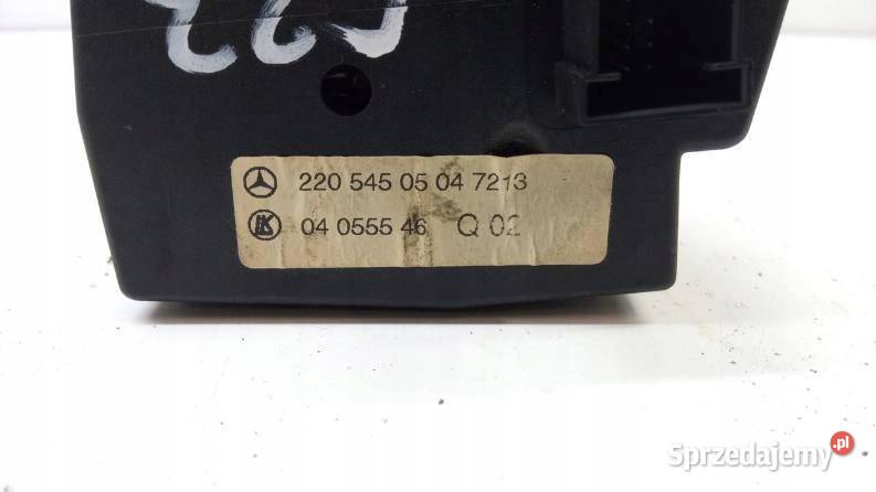 PRZEŁĄCZNIK ŚWIATEŁ MercedesBenz Sklasa IV W220 osobowe