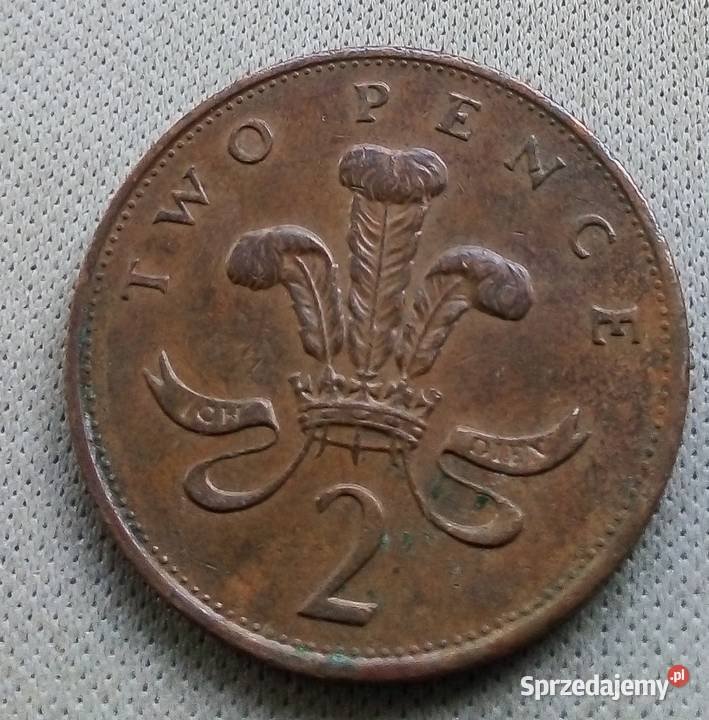 WIELKA BRYTANIATWO PENCE1989 r Numizmatyka Legionowo