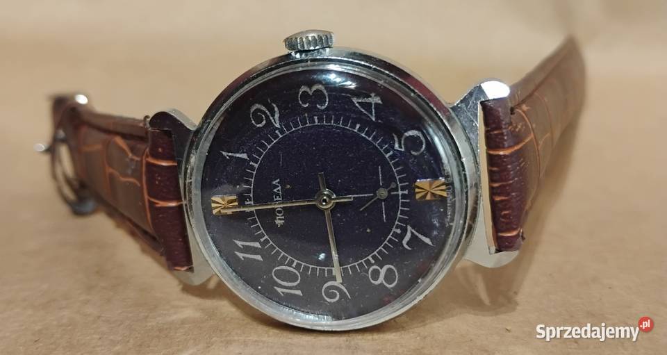 Zegarek Męski Pobieda krab 15 JEWELS 2602 ciemno Opole sprzedam