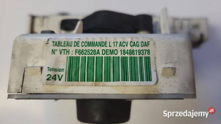 PANEL NAWIEWU NADMUCHU OGRZEWANIA DAF LF 45 55 ciężarowe Mojusz