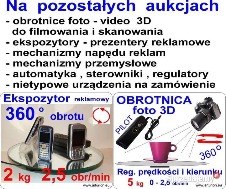 Podest obrotowy Napęd reklamy do 400 2m Warszawa sprzedam