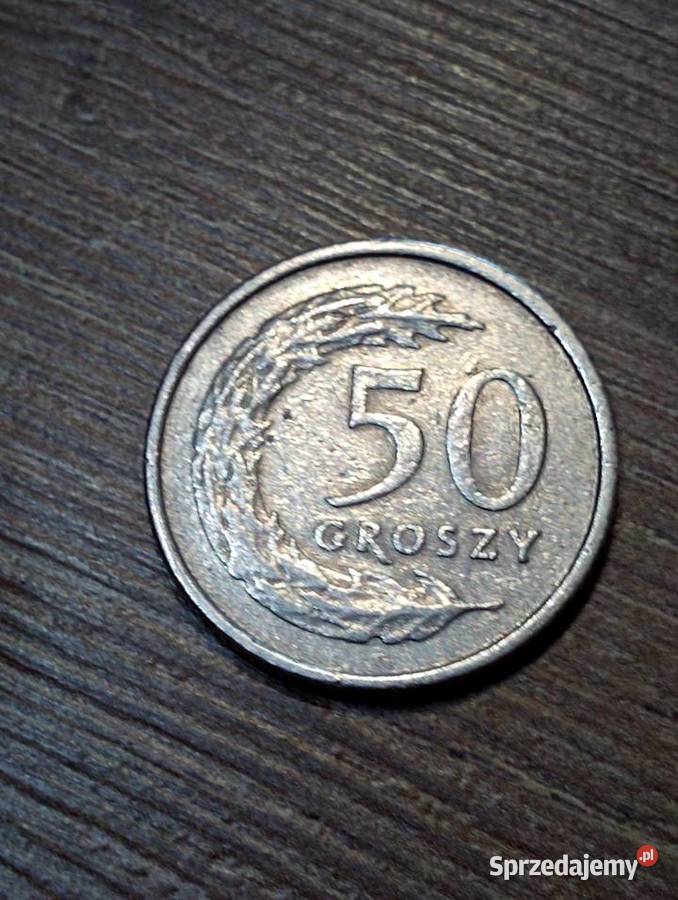 Sprzedam trzecie 50 gr 1991 r Numizmatyka lubelskie sprzedam