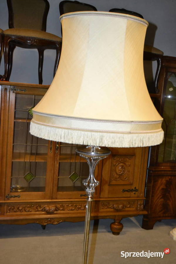 lampa stojąca secesyjna stare srebro Będzin sprzedam