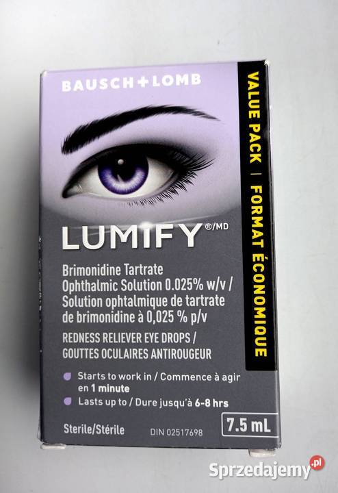 Lumify krople Bausch Lomb sprzedam