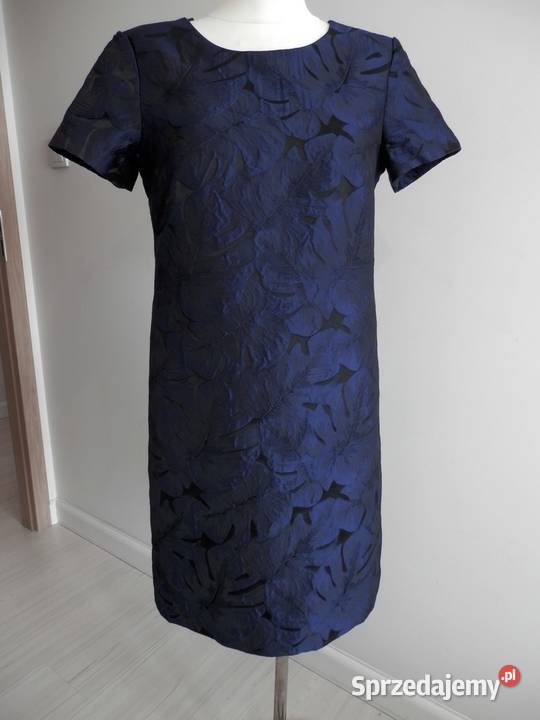 Sukienka Żakardowa Wizytowa Imprezowa Trapezowa Spódnice i sukienki podlaskie Łomża