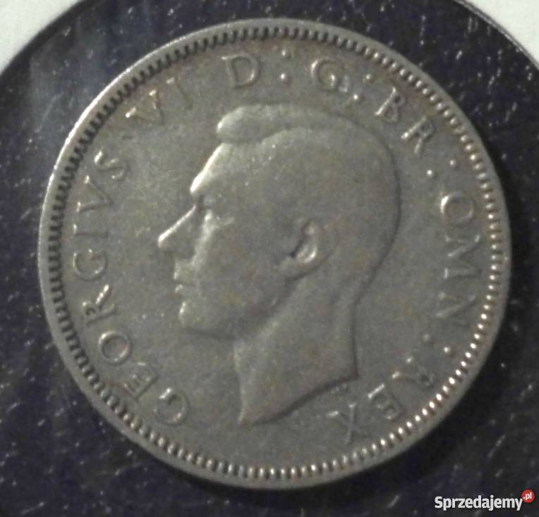 SREBRO Szkocja 1940 1 szyling ładna małopolskie Kraków
