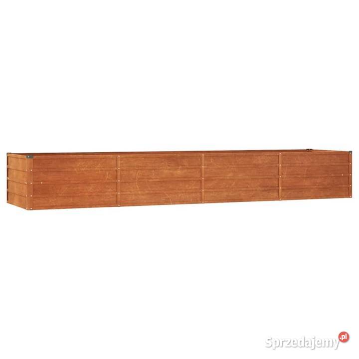 vidaXL Podwyższona donica rdzawa 320x80x45 Warszawa