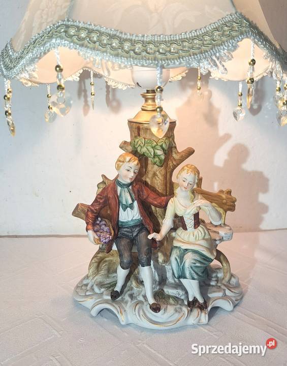lampka stołowa figuralna porcelanowa Warszawa