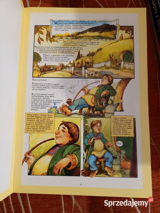 Hobbit J R R Tolkien komiks ilustracje David wielkopolskie Poznań