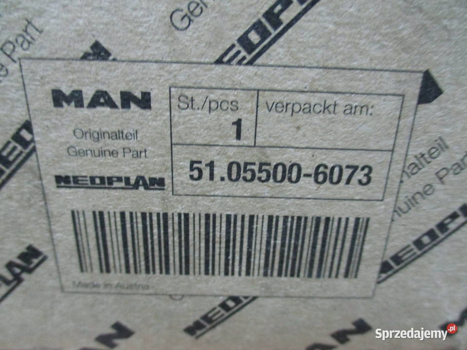 Filtr oleju wkład filtra Man 51055006073 oleju Mogilno
