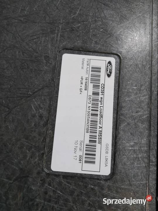 PODŁOGA BAGAŻNIKA OSŁONA PASA TYŁ KOMBI KPL Ford Części samochodowe