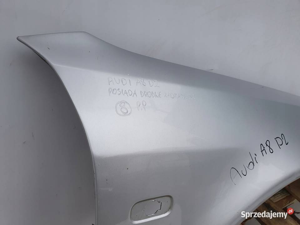 Audi A8 D2 9499r PRZEDNI BŁOTNIK PRAWY PRZÓD lubelskie Rudka