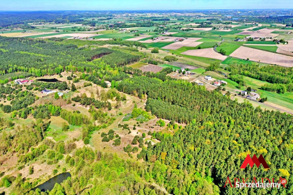 sprzedaży działki 1200m2 Lipno