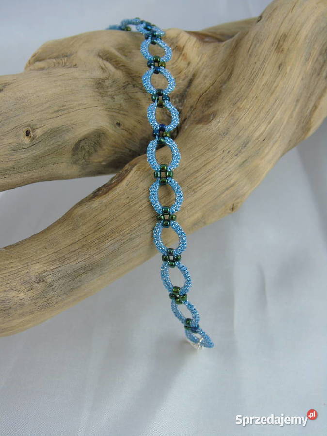 Bransoletka koronkowa Wiśniowa sprzedam