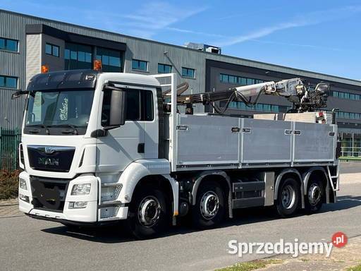 Ciezarowy skrzynia z dzwigiem do palet Man TGS 652898km mazowieckie Warszawa