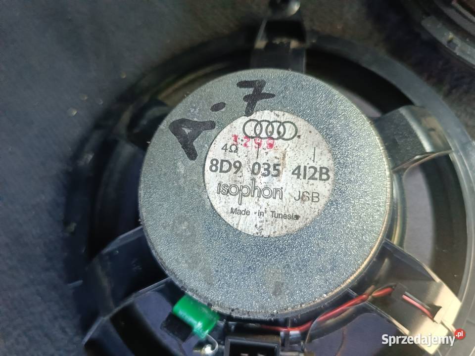 Głośniki Tylnych Drzwi 8D9 035 412 B Audi A4 B5 Myszków