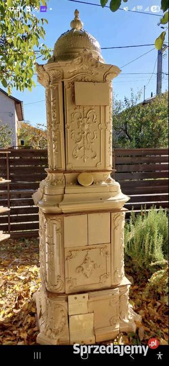 Piec kaflowi zabytkowy Piece wolnostojące śląskie Zwardoń