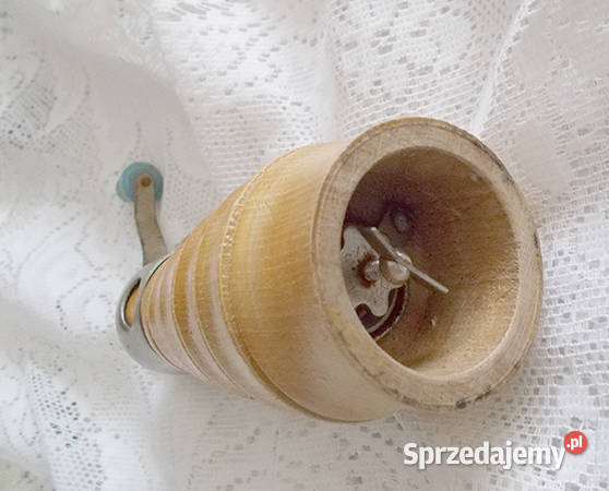 drewniany młynek do pieprzu vintage młynek Pozostałe Pozostałe