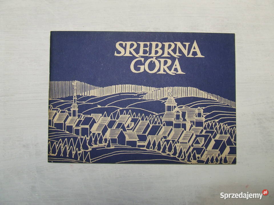 Srebrna Góra folder informator turystyczny PRL śląskie Czeladź