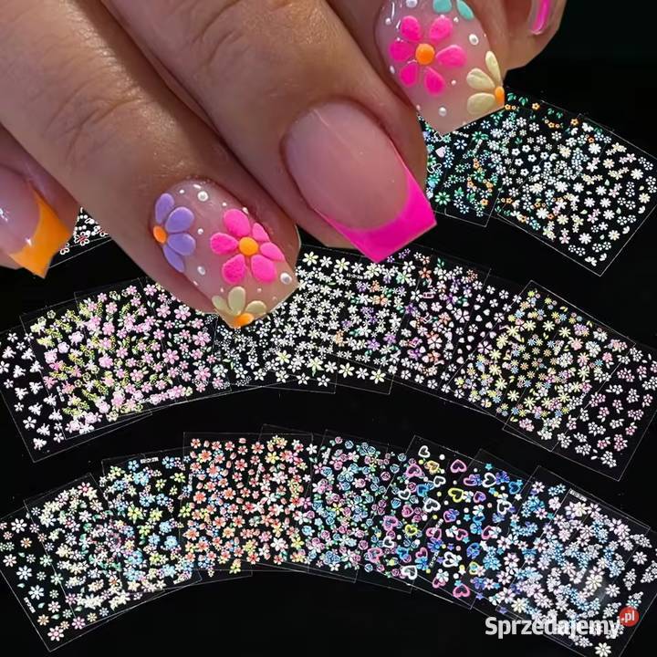 Naklejki na paznokcie tipsy manicure motyw hello Pozostałe dolnośląskie Wrocław sprzedam