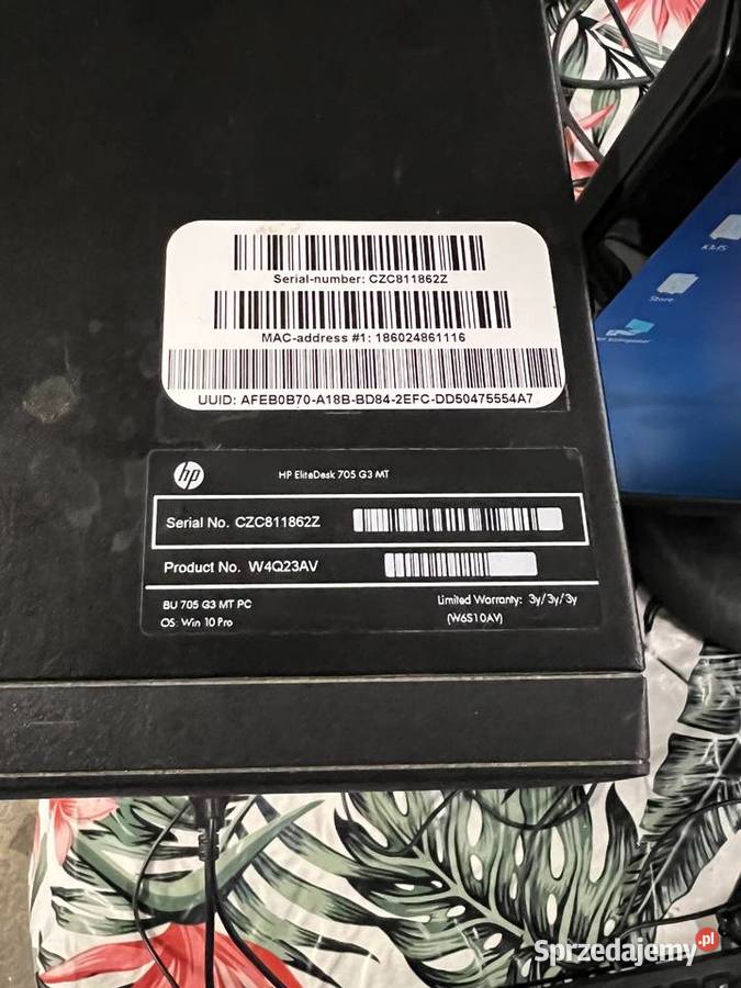 Komputer stacjonarny HP Elitedesk 16gb DDR4 małopolskie Izdebnik