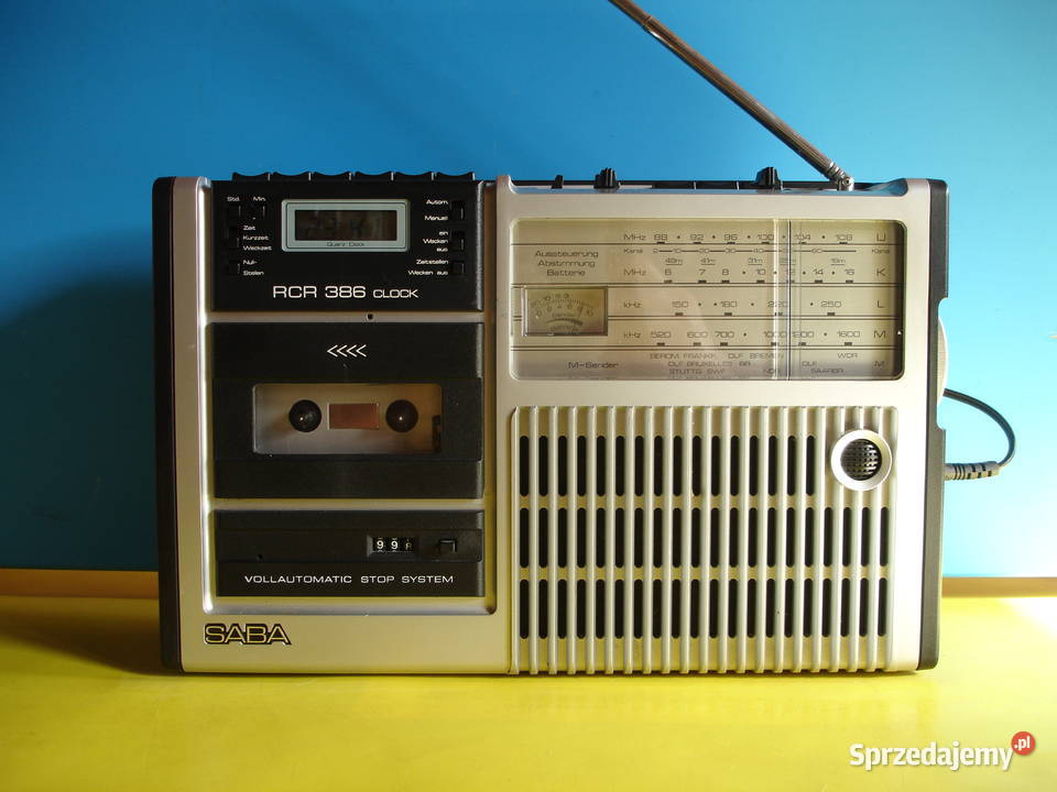 Radiomagnetofon SABA RCR-386 CLOCK