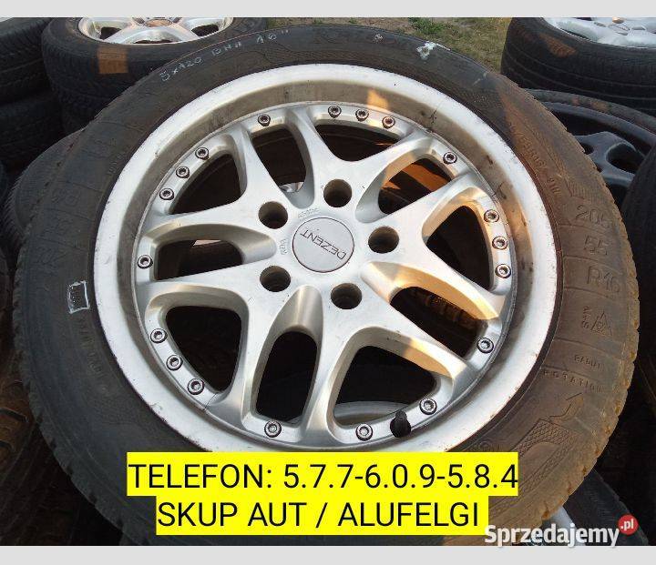 4x ALUFELGI BMW Dezent 16 z oponami SKUP AUT wielkopolskie Wągrowiec